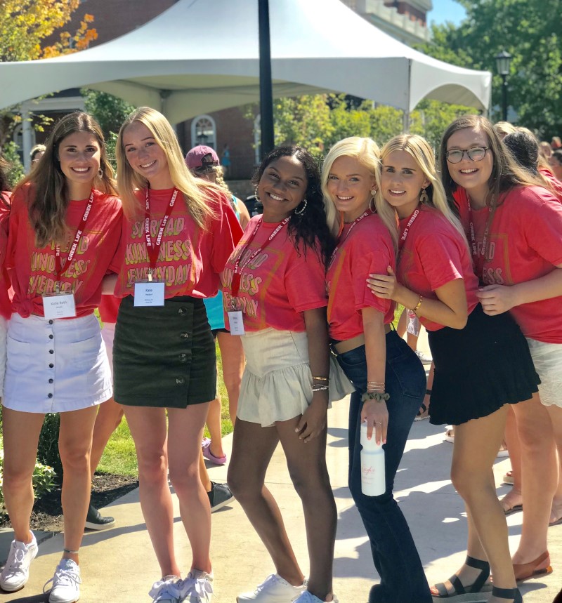 PNMs at U of A sorority recruitment